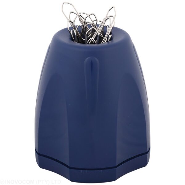 Bantex Optima Paper Clip Dispenser Blue 28mm
