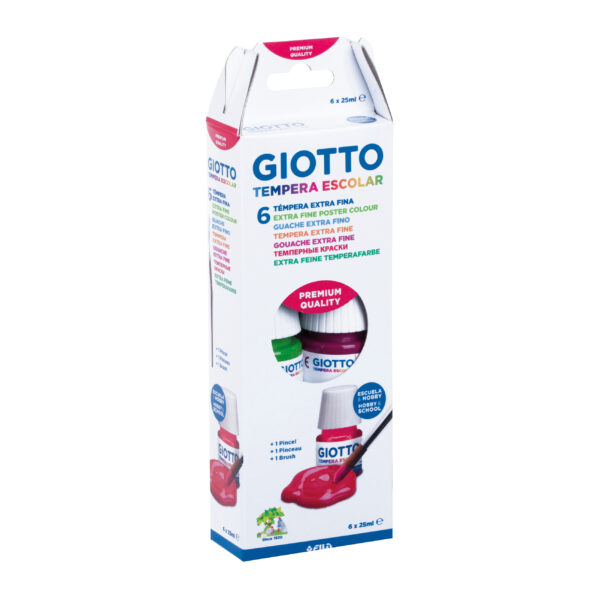Giotto Paint Pot 25ml 6 Pack