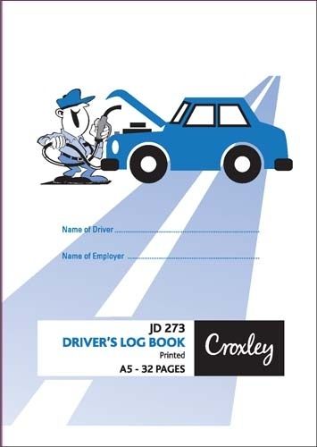 Croxley JD273 Drivers Log Book A5 32 Page