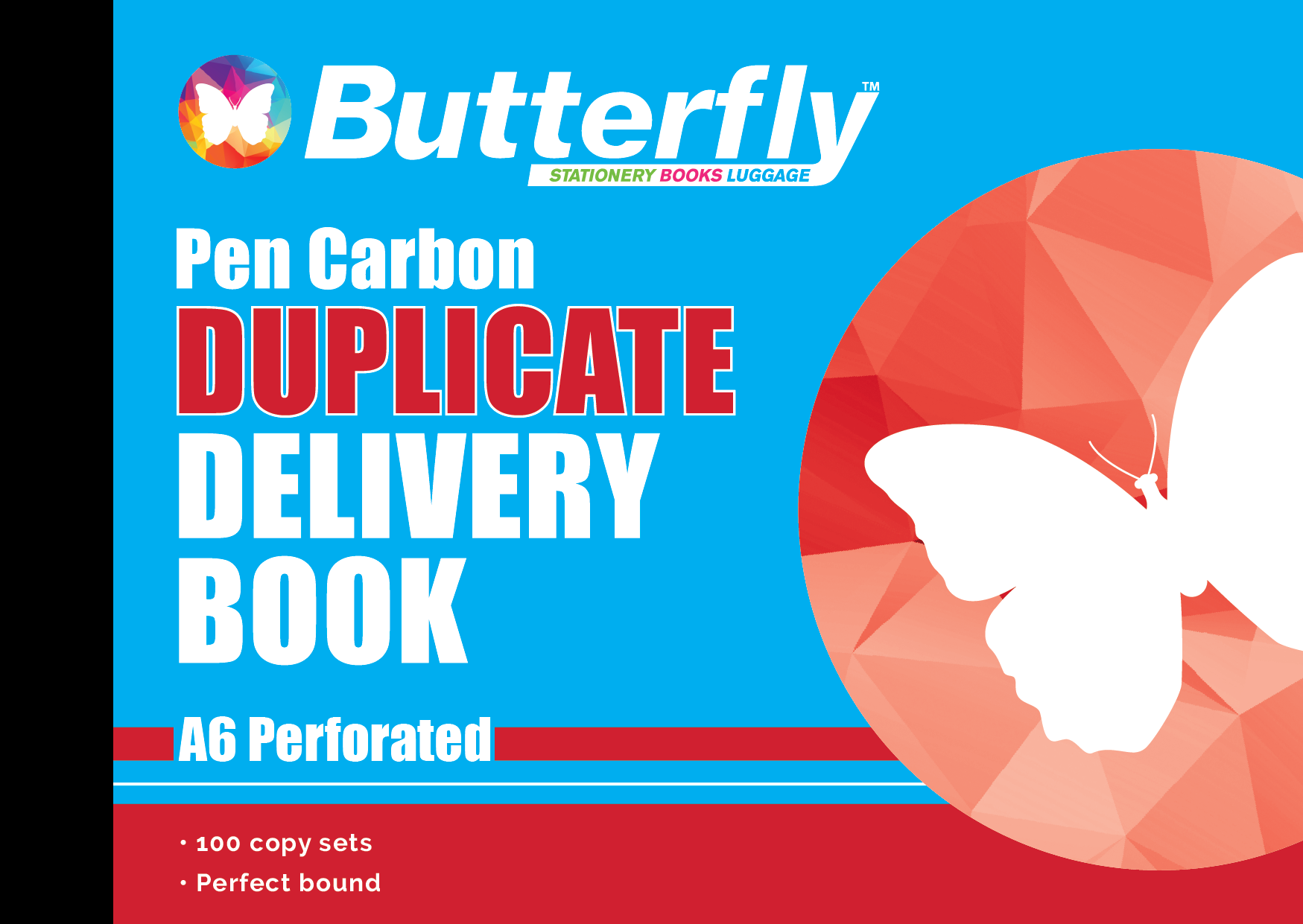 Butterfly Pen Carbon Books A6 100 Pack A6L 100 Sets - Image 1