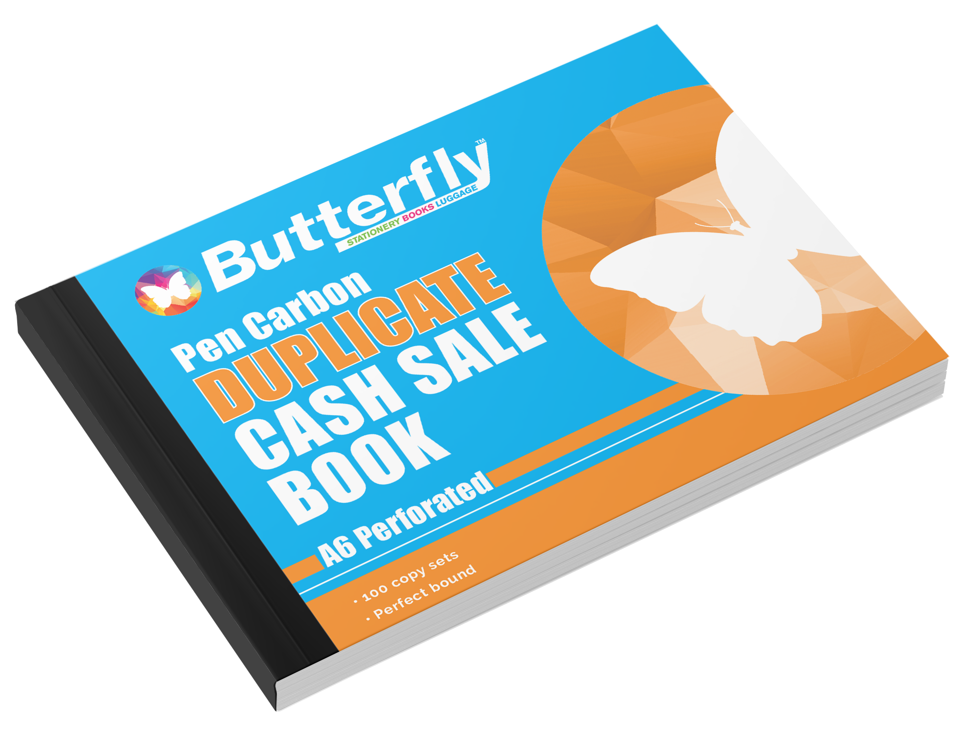 Butterfly Pen Carbon Books A6 100 Pack A6L 100 Sets Cash - Image 1