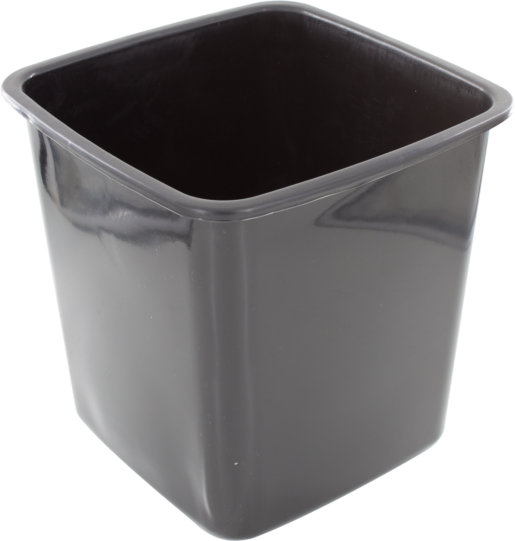 Bin Waste Butterfly Plastic 16.5L Sq Blk - Image 1