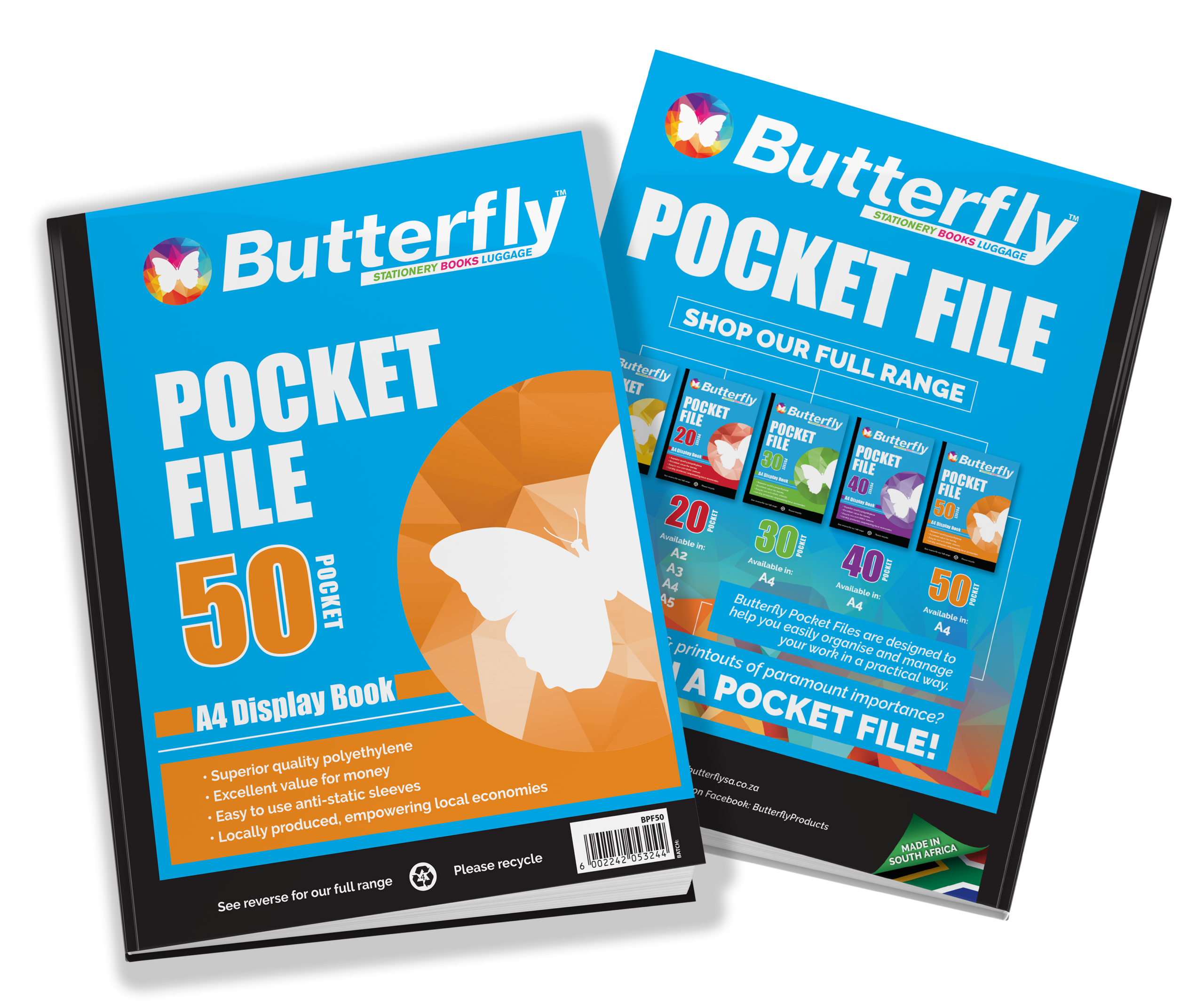 Butterfly Display Books  50 Pocket Superior Quality - Image 1