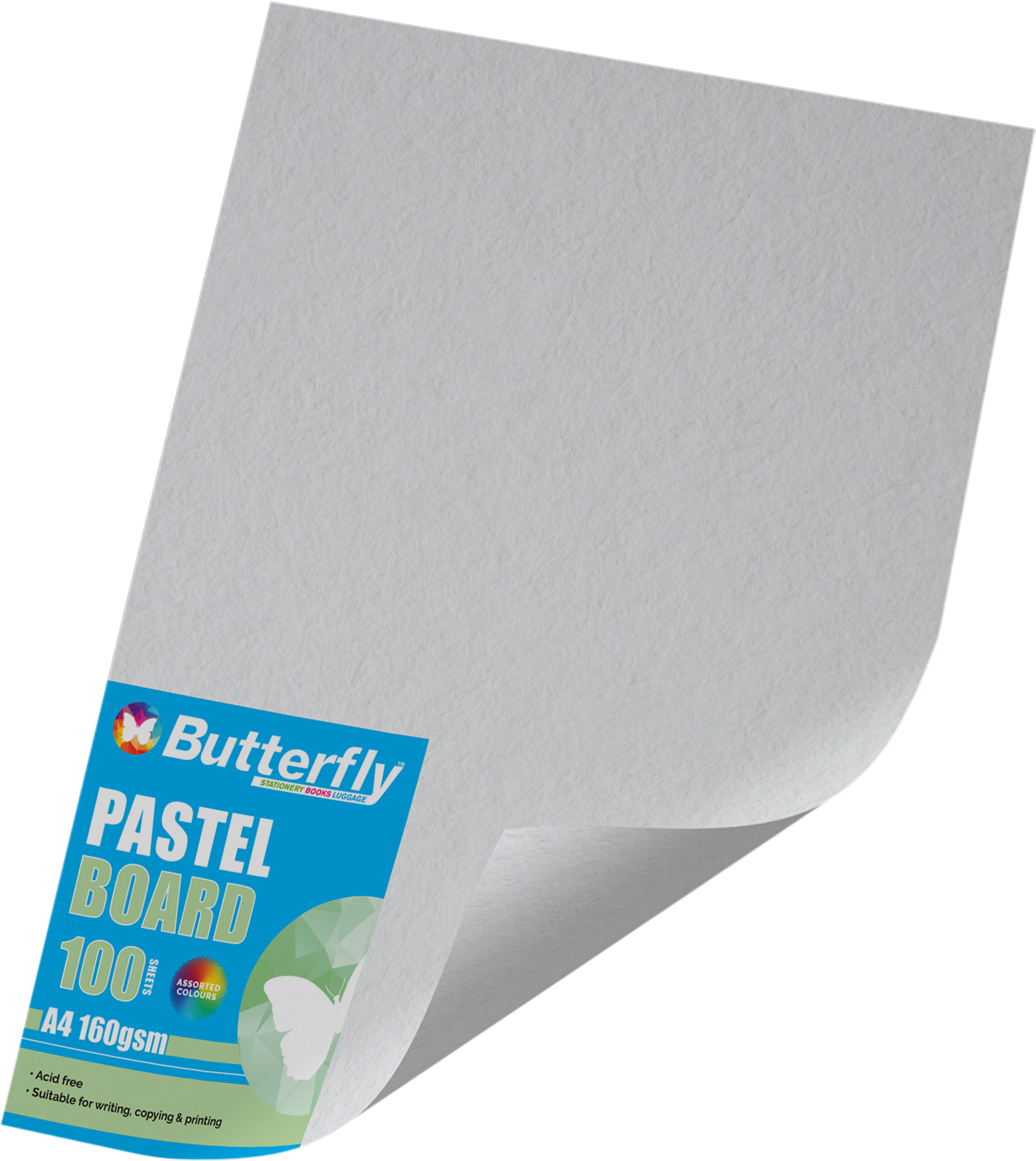 Board A4 Butterfly160gsm White 100Pk - Image 1