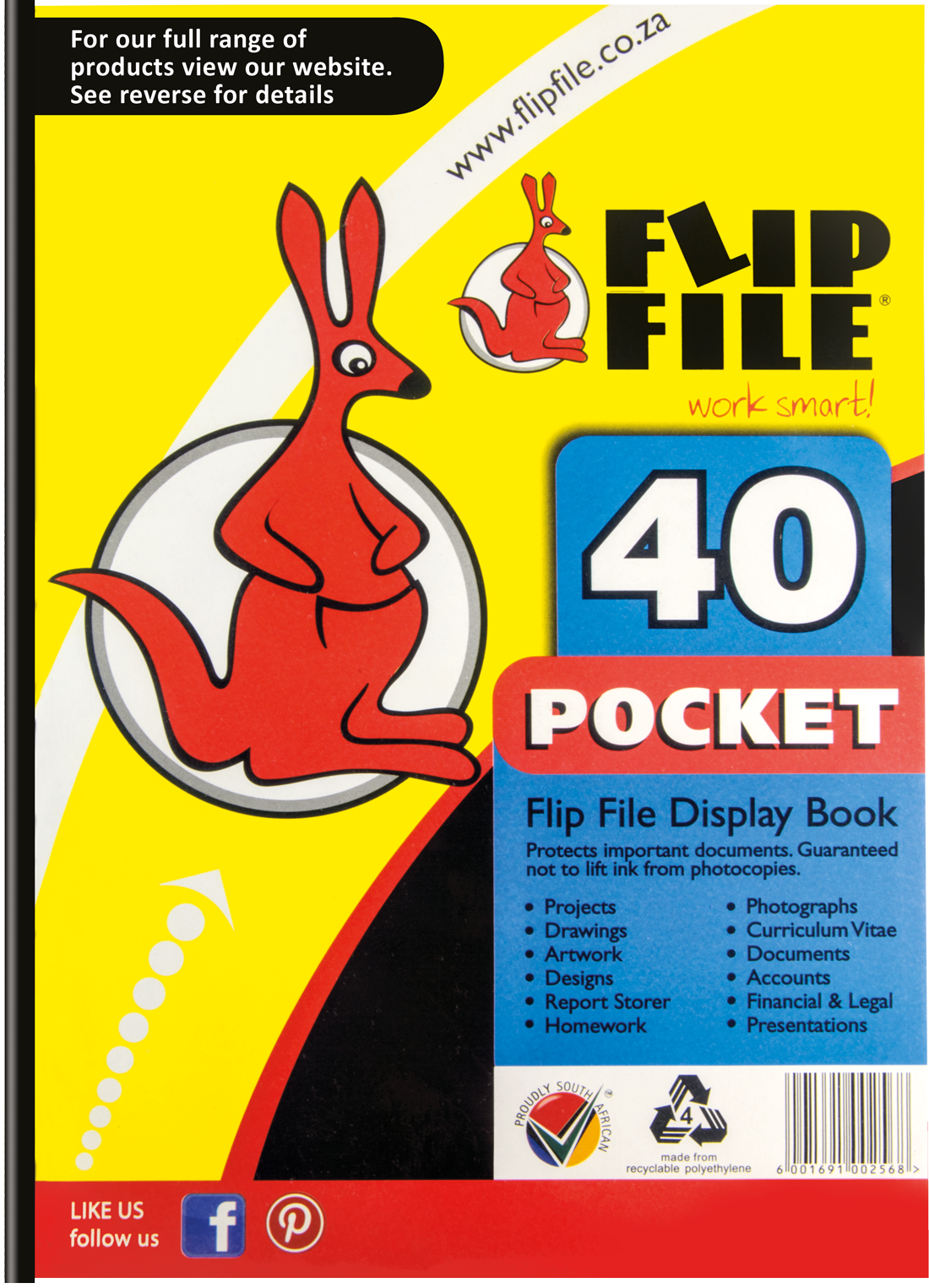 FlipFile Flip File Display Books A4 FLIP FILE DISPLAY - Image 1