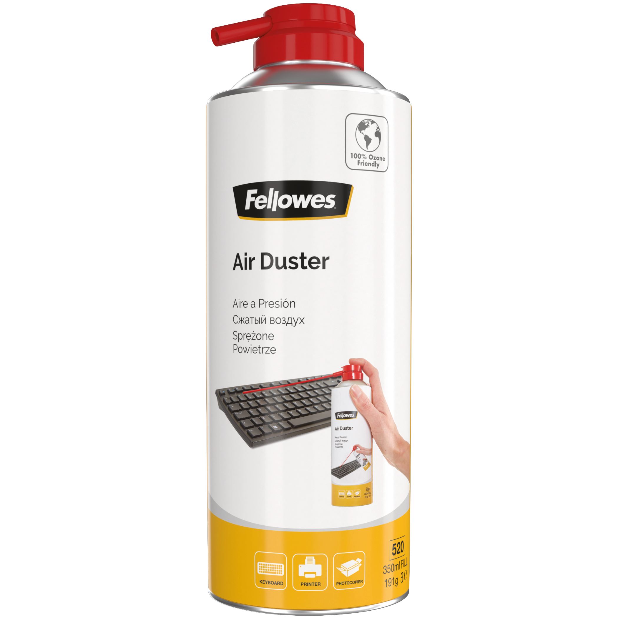 Fellowes Air Duster 520 ml Can / 350 ml Fill - Image 1