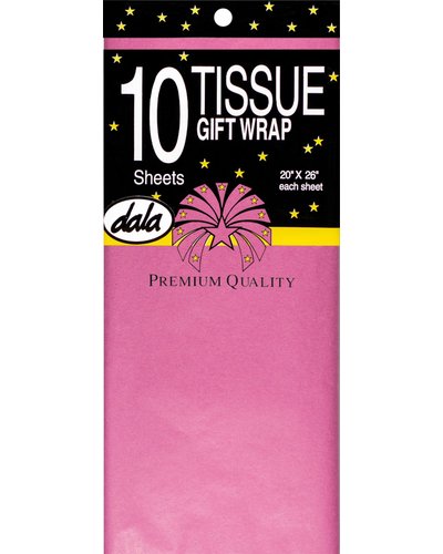 Paper Tissue Hot Pink 10 Pcs