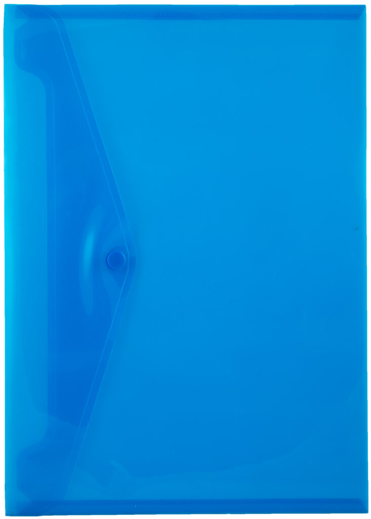 Butterfly Carry Folder A4 Blue