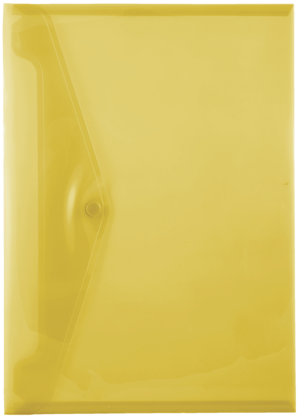 Butterfly Carry Folders A4 Yellow