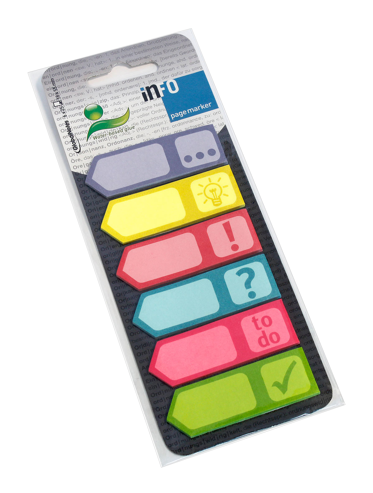 Info Arrow Page Markers 55mm 25 Sheets - Image 1