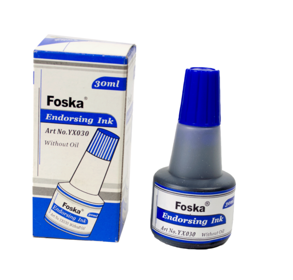 Foska Endorsing Ink Blue 30ml
