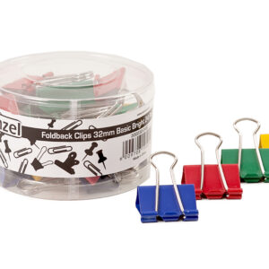 Kenzel Foldback Clips 32mm Bright 24 Pack - Image 1