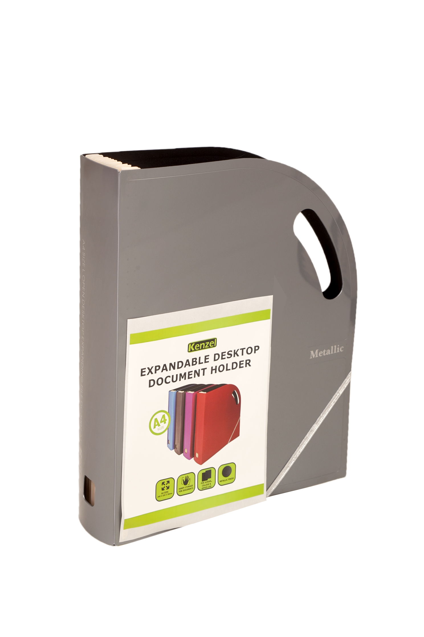 Kenzel Metallic Range A4 Metallic Silver - Image 1