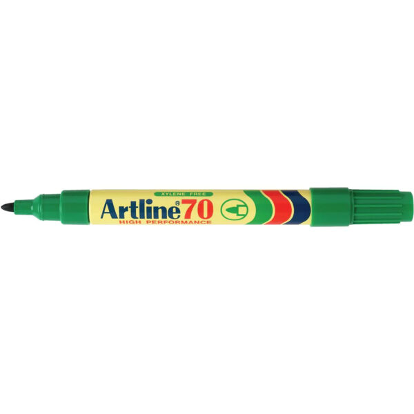 Artline 70 Permanent Marker Green 1.5mm