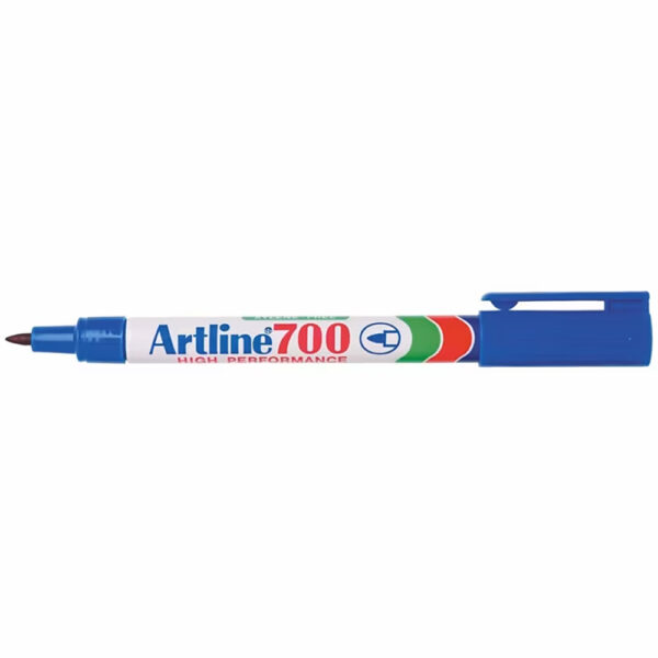 Artline 700 Fine Tip Permanent Marker Blue 0.7mm