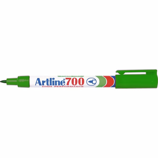 Artline 700 Fine Tip Permanent Marker Green 0.7mm