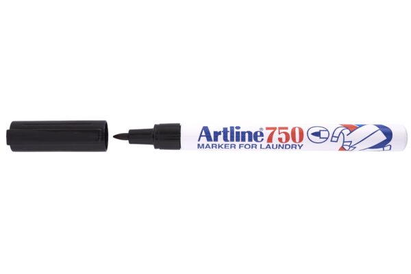 Artline 750 Laundry Marker Black