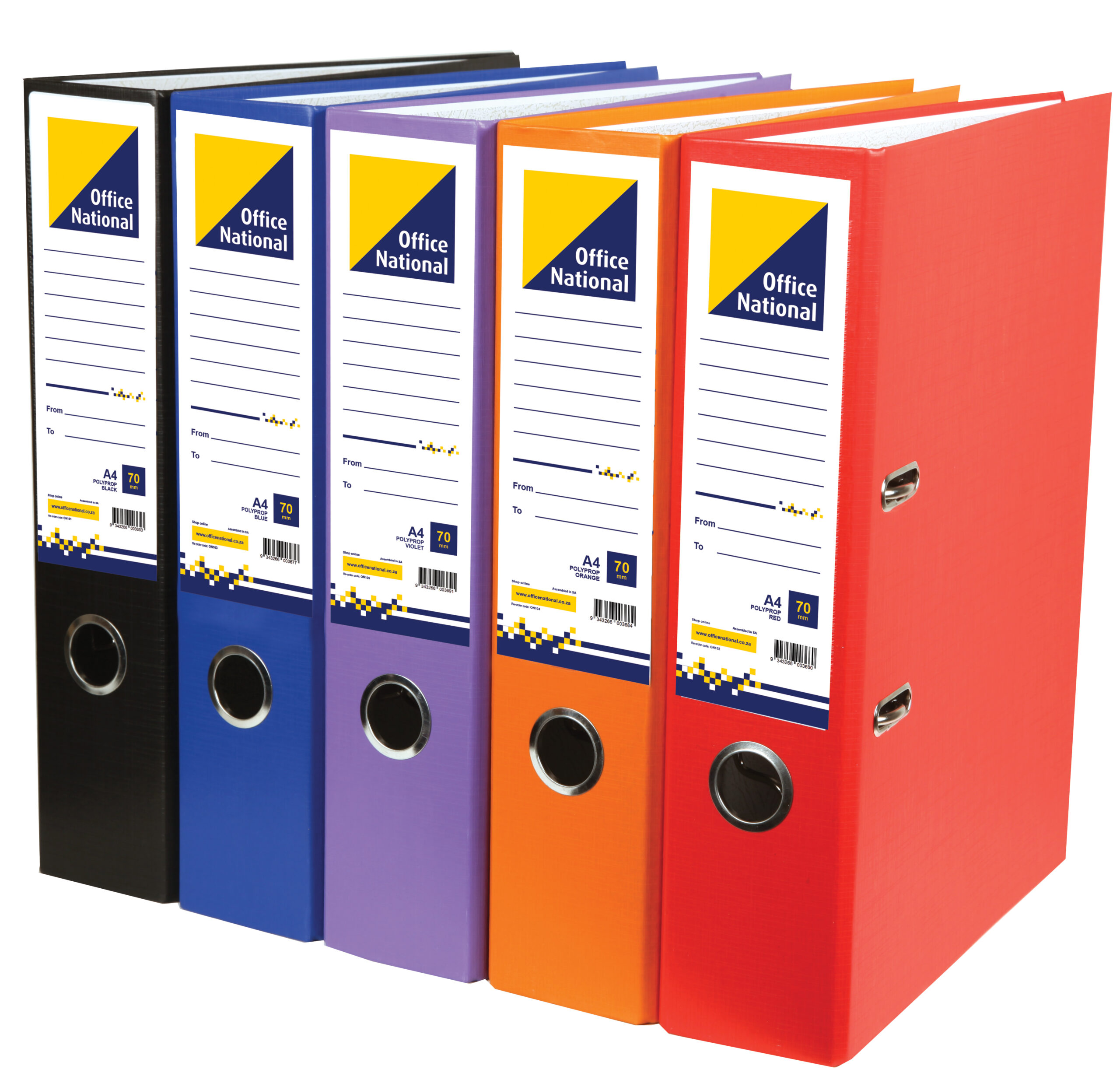 ON A4 Polypropylene Lever Archive - Image 1