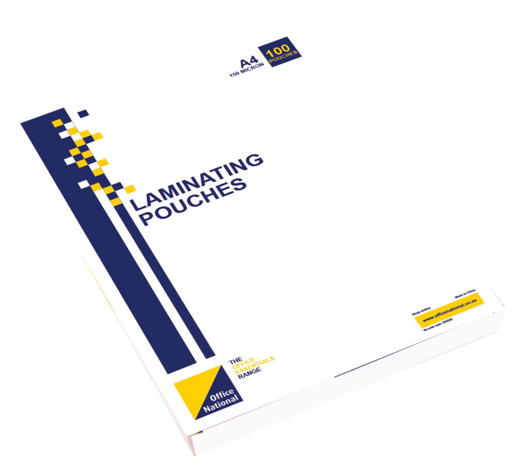 ON Laminating Pouches A4 100 Pack
