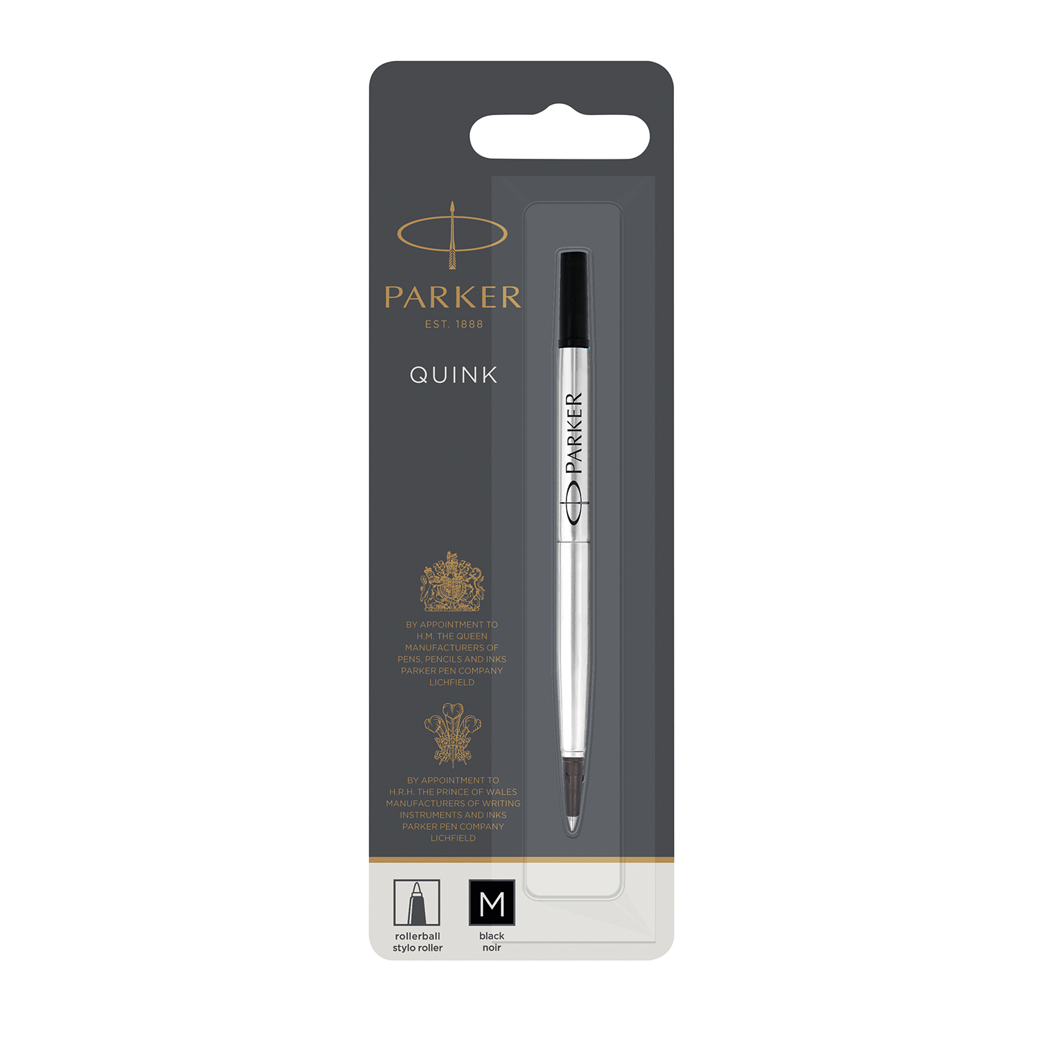 Parker Pen Refills Medium Black 0.7mm - Image 1