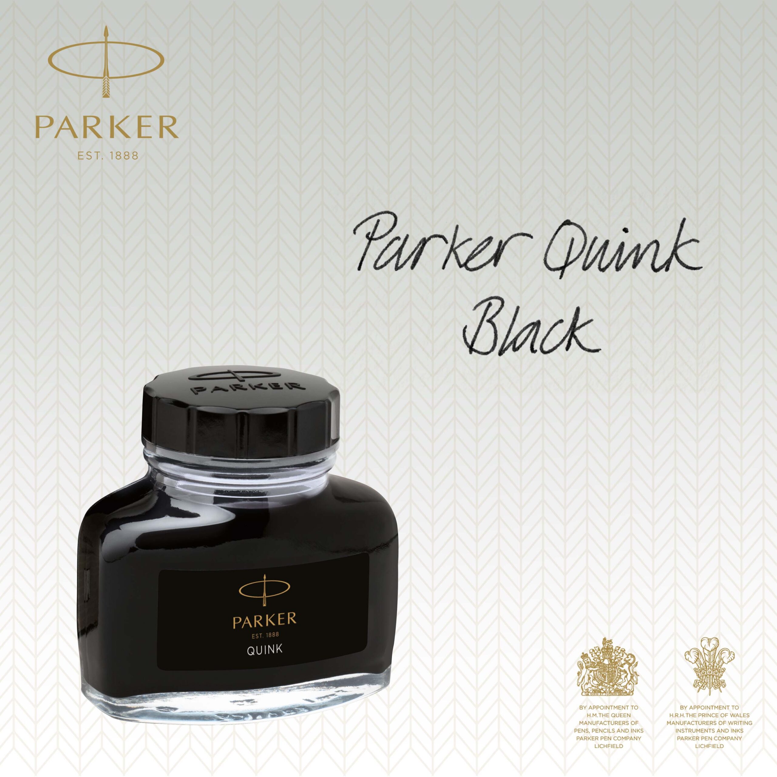 Parker Quink Refill Ink Bottle Black 57ml - Image 1