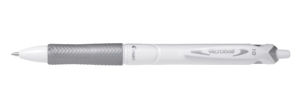 Pilot Acroball Pure White Retractable Ballpoint Pen 1mm