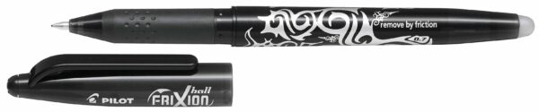 Pilot Frixion Rollerball Pen Black 0.7mm