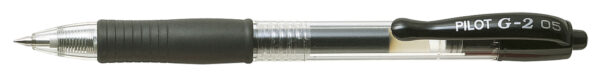 Pilot Bl-g2 5 Retractable Gel Rollerball Pen 0.5mm Black