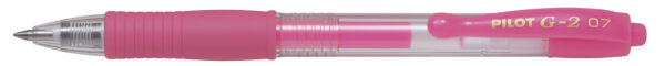 Pilot Bl-g2 7 Retractable Gel Rollerball Pen 0.7mm Neon Pink