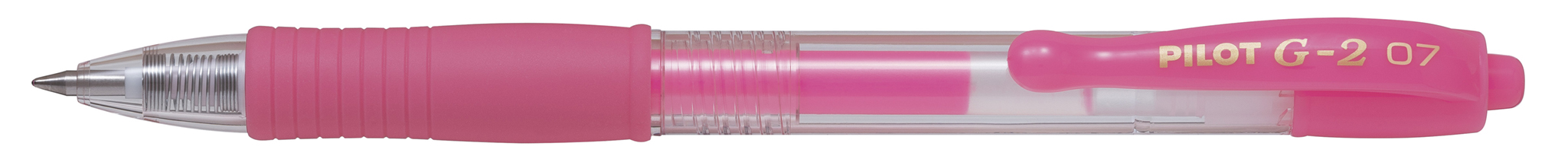 Pilot Bl-g2 7 Retractable Gel Rollerball Pen 0.7mm Neon Pink - Image 1