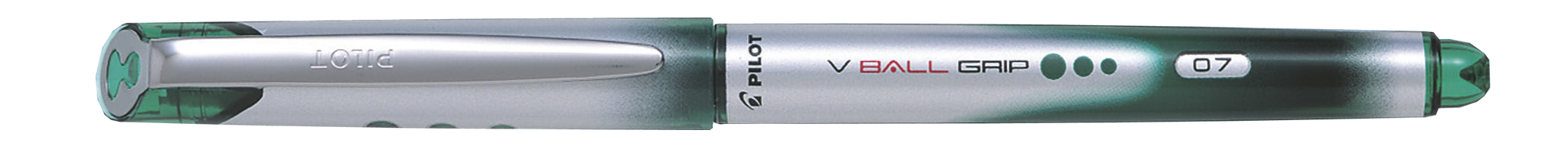 Pilot Bln -vbg5/7/1.0 V Ball Liquid Ink Grip Pen Green 0.7mm - Image 1