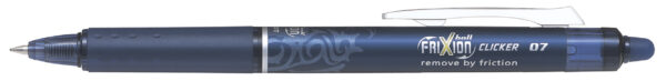 Pilot Frixion Blrt-fr-07 Clicker Pen 0.7mm Blue-Black