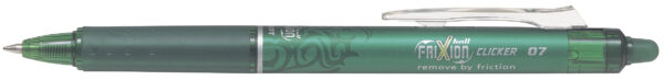 Pilot Frixion Blrt-fr-07 Clicker Pen 0.7mm Green