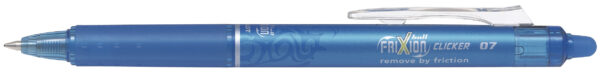 Pilot Frixion Blrt-fr-07 Clicker Pen 0.7mm Light Blue