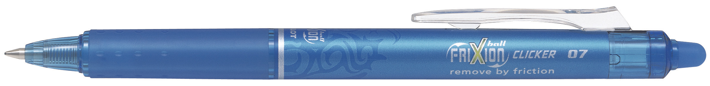 Pilot Frixion Blrt-fr-07 Clicker Pen 0.7mm Light Blue - Image 1