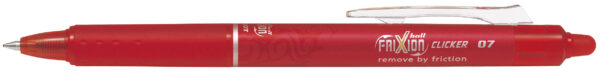 Pilot Frixion Blrt-fr-07 Clicker Pen 0.7mm Red