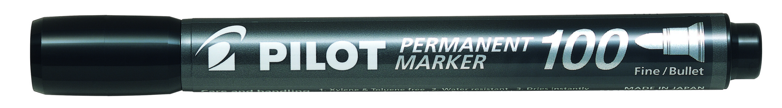Pilot 100 Permanent Marker Black 1.0mm - Image 1