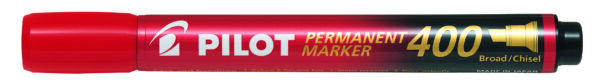 Pilot 400 Permanent Marker Red 1.5mm