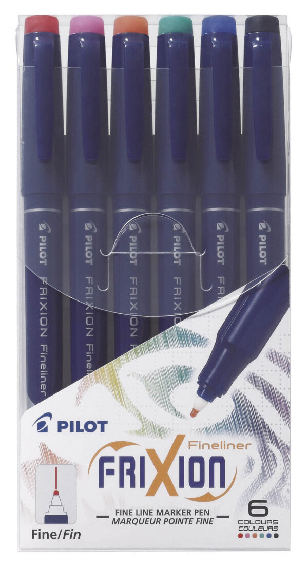 Pilot Frixion Fineliners 1.3mm Grey