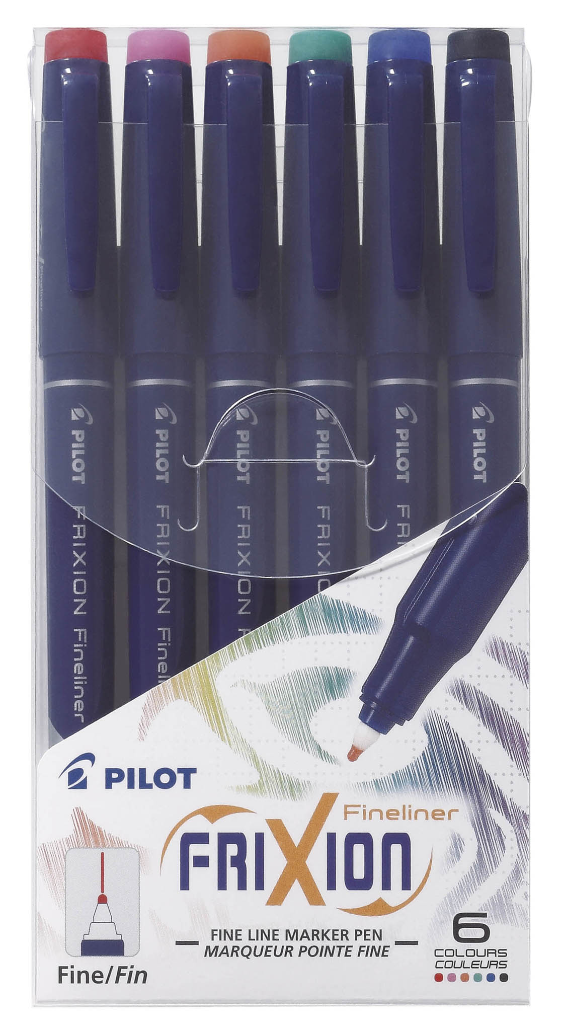 Pilot Frixion Fineliners 1.3mm Grey - Image 1