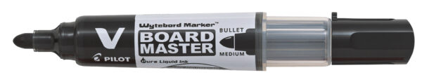 Pilot V Board Master Whiteboard Markers 2.3mm Black 5 Pack