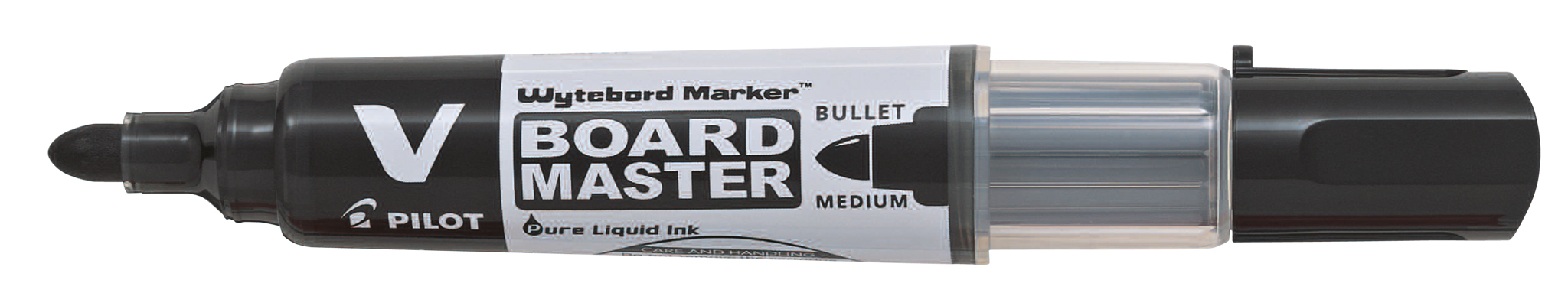 Pilot V Board Master Whiteboard Markers 2.3mm Black 5 Pack - Image 1