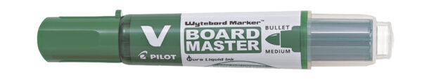 Pilot V Board Master Whiteboard Markers 2.3mm Green 5 Pack