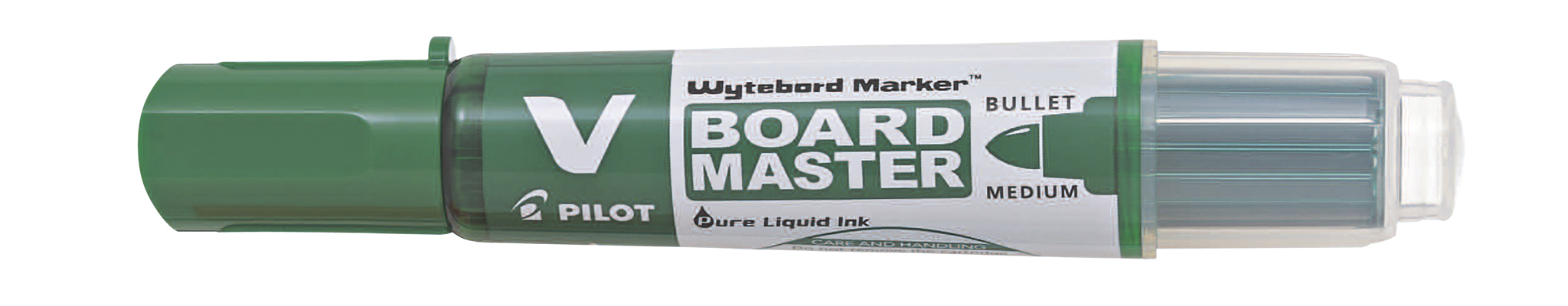 Pilot V Board Master Whiteboard Markers 2.3mm Green 5 Pack - Image 1