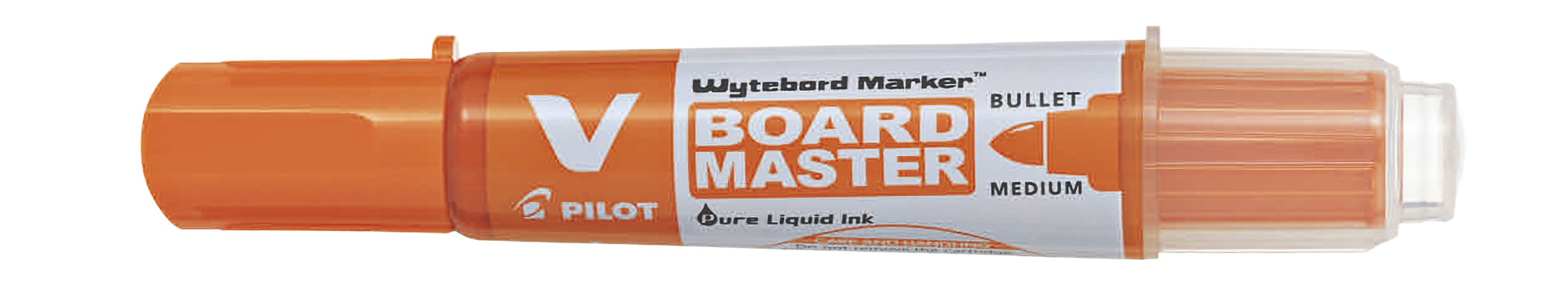 Pilot V Board Master Whiteboard Markers 2.3mm Orange 5 Pack - Image 1