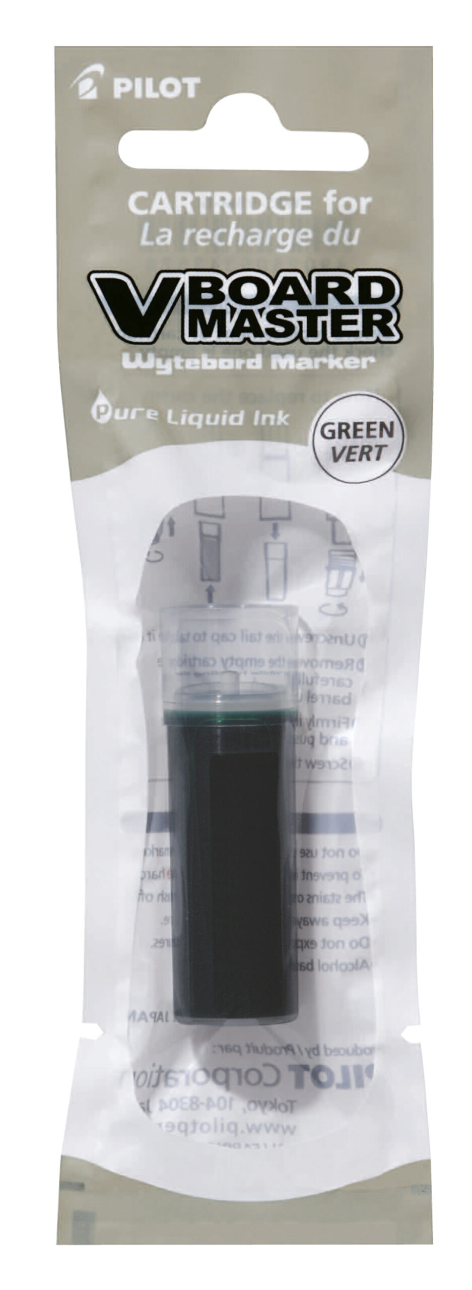 Pilot V Board Master Whiteboard Markers Green 5 Pack - Image 1