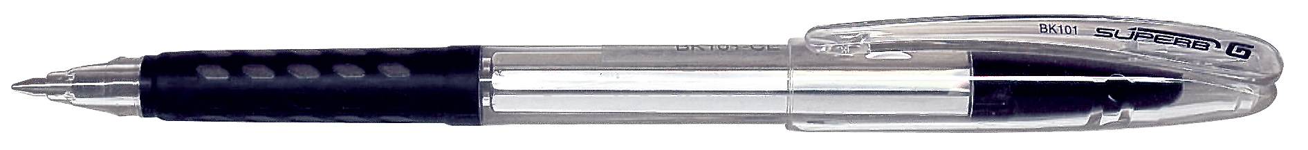 Pentel Superb Grip Ballpoint Pen 0.7mm Black - Image 1