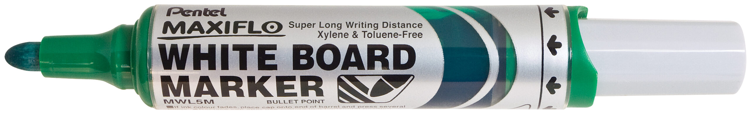 Pentel Maxiflo "pump-it!" Whiteboard Markers Green - Image 1
