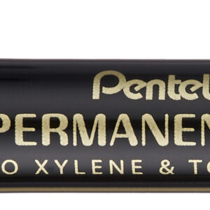 Pentel Permanent Twin Marker Black 1.2mm - Image 1