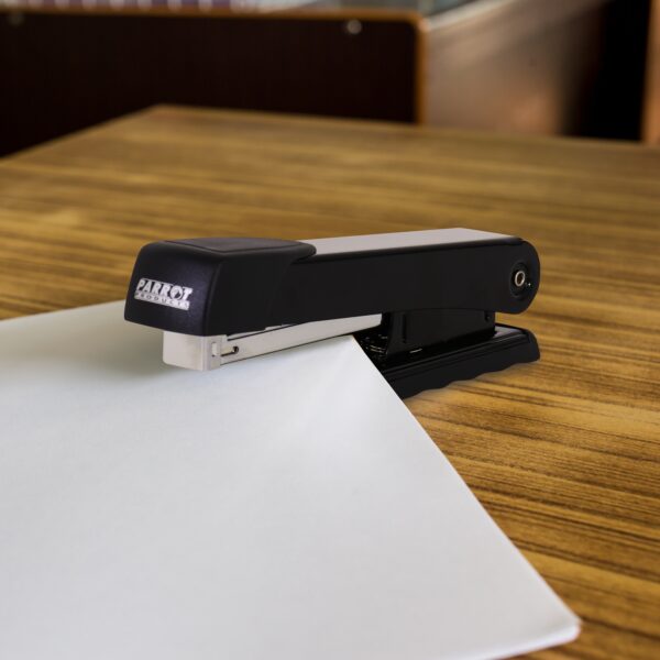 Parrot Desktop Steel Staplers Black 20 Pack